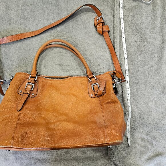 Brown Large Leather Purse - Picture 3 of 4